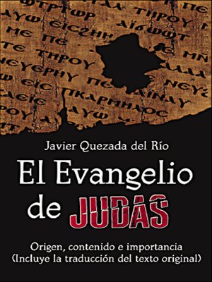 cover image of El Evangelio de Judas